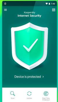 Kaspersky Android-app voor Antivirus