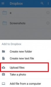 Bestanden overzetten van Android naar pc met dropbox