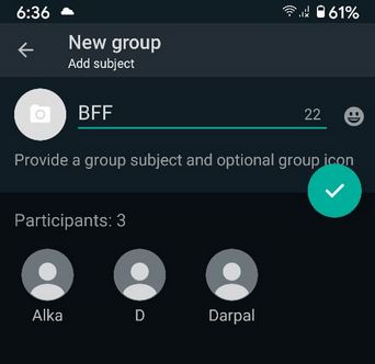 Hoe maak je een groep aan in WhatsApp Android