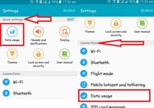 Het gebruik van mobiele gegevens op Android Lollipop 5.1.1 verminderen