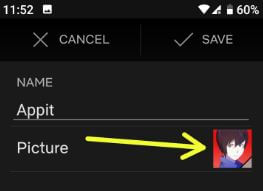 Wijzig het Netflix-profielpictogram op Android