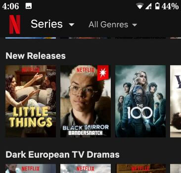 Films downloaden van Netflix op Android