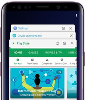 Achtergrond met apps op de Samsung Galaxy S9 en S9 Plus sluiten