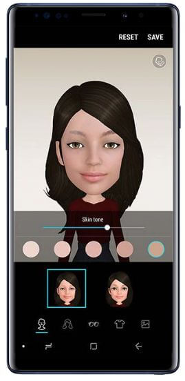 Hoe AR Emoji op Galaxy Note 9 te maken