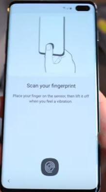 Ultrasone vingerafdruk instellen op de Samsung Galaxy S10 en S10 Plus